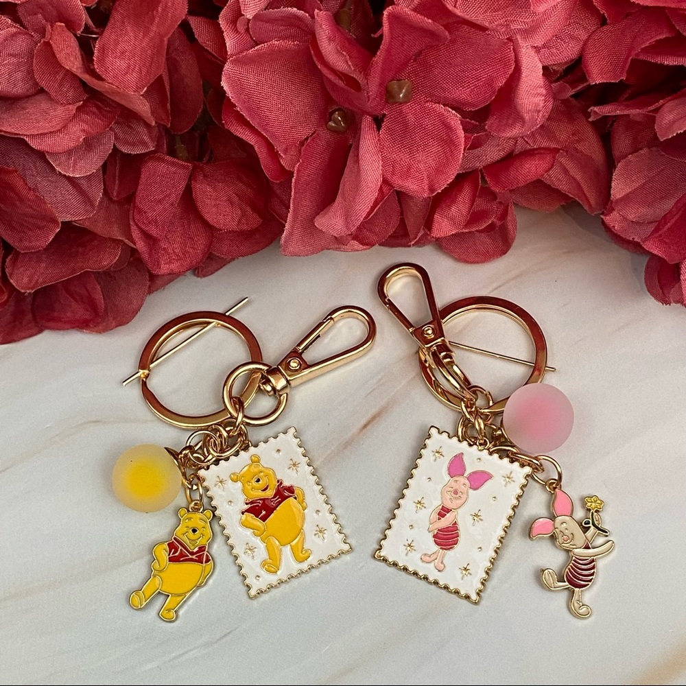 Winnie the Pooh and Piglet Keychain Charms - Picture 11 of 15